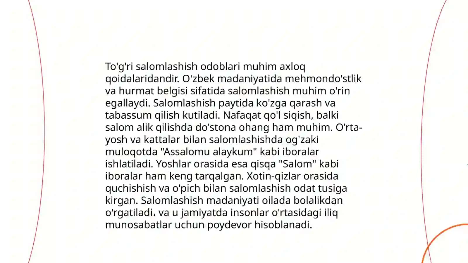 Muomala madaniyatining asoslari 4