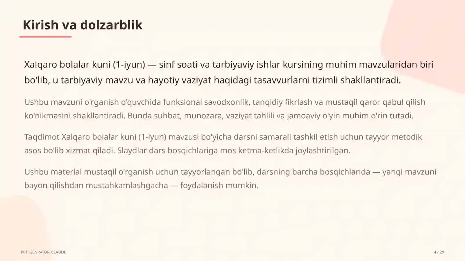 Xalqaro bolalar kuni (1-iyun) 4