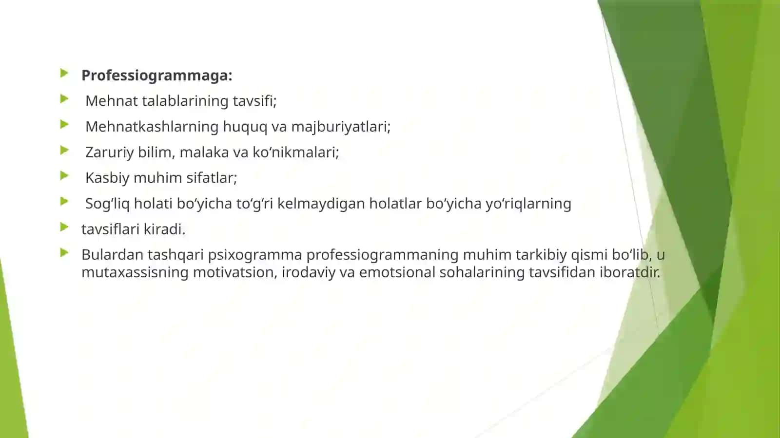 Psixologiokprofessiografiyasi.Mehnatpsixologiyasiekspertizasi 4