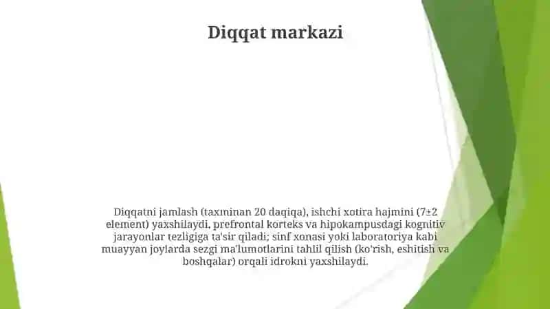 Sezgi idrok xotira xayol tafakkur diqqat va nutqning rivojlanishi 4