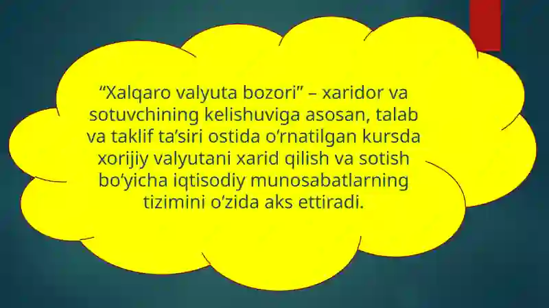 Xalqaro valyuta bozori 4