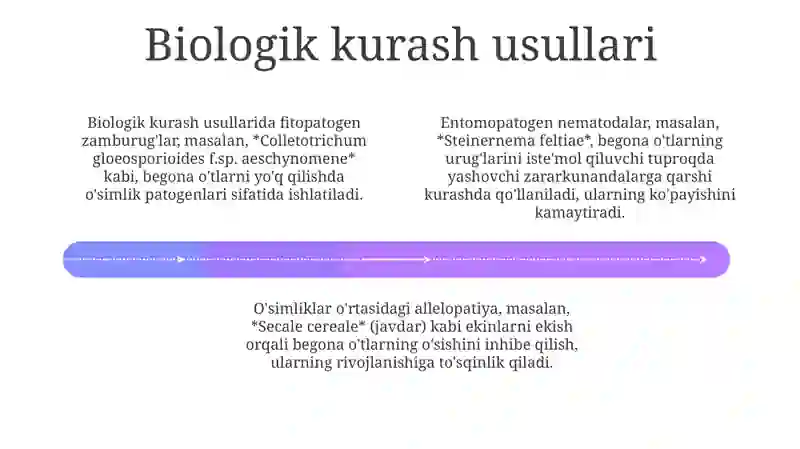 Begona o'tlarga qarshi kurashning zamonaviy usullari va vositalari 4