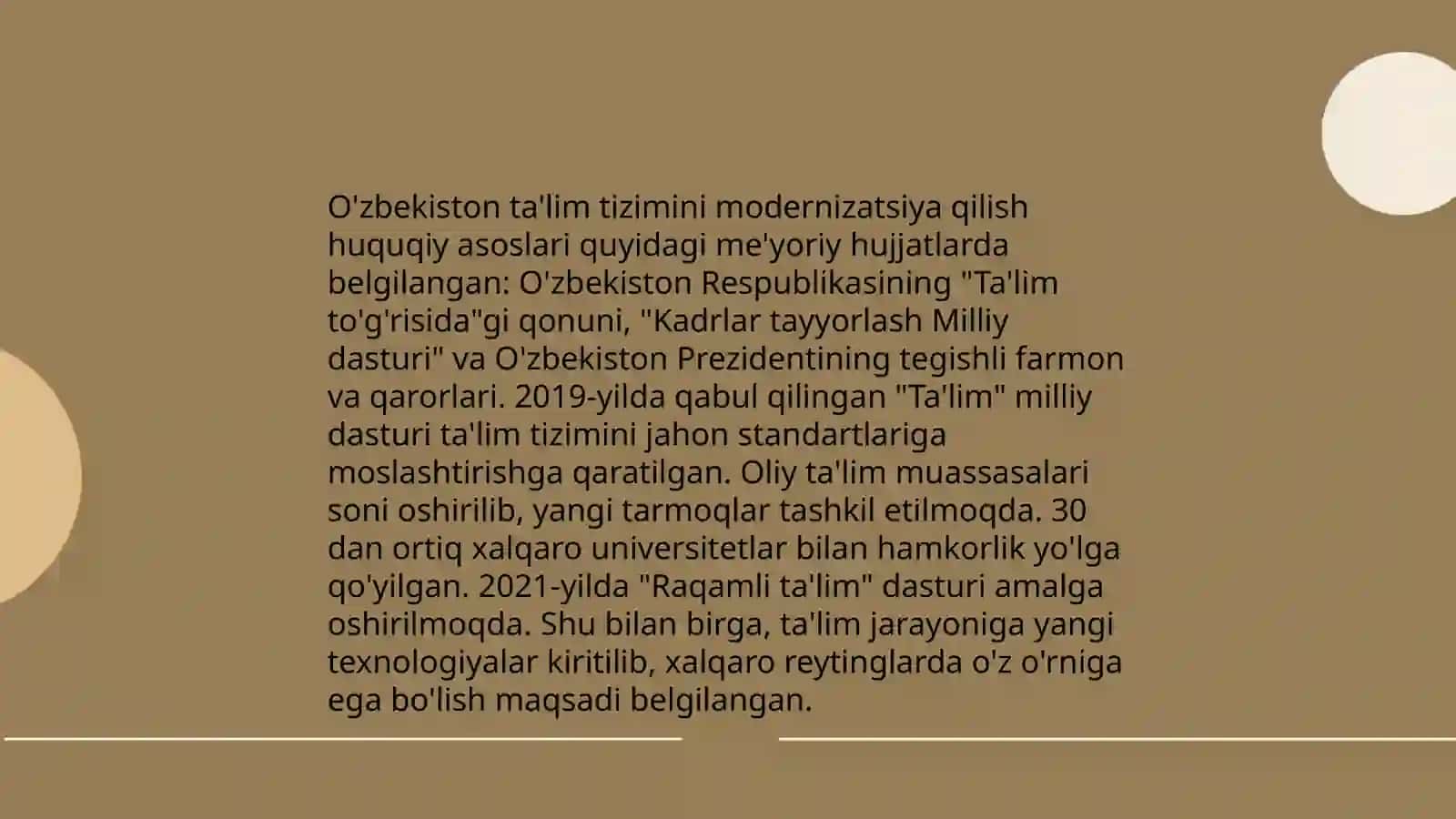 O'zbekistonda ta'lim tizimini modernizatsiyalash jarayoni 4