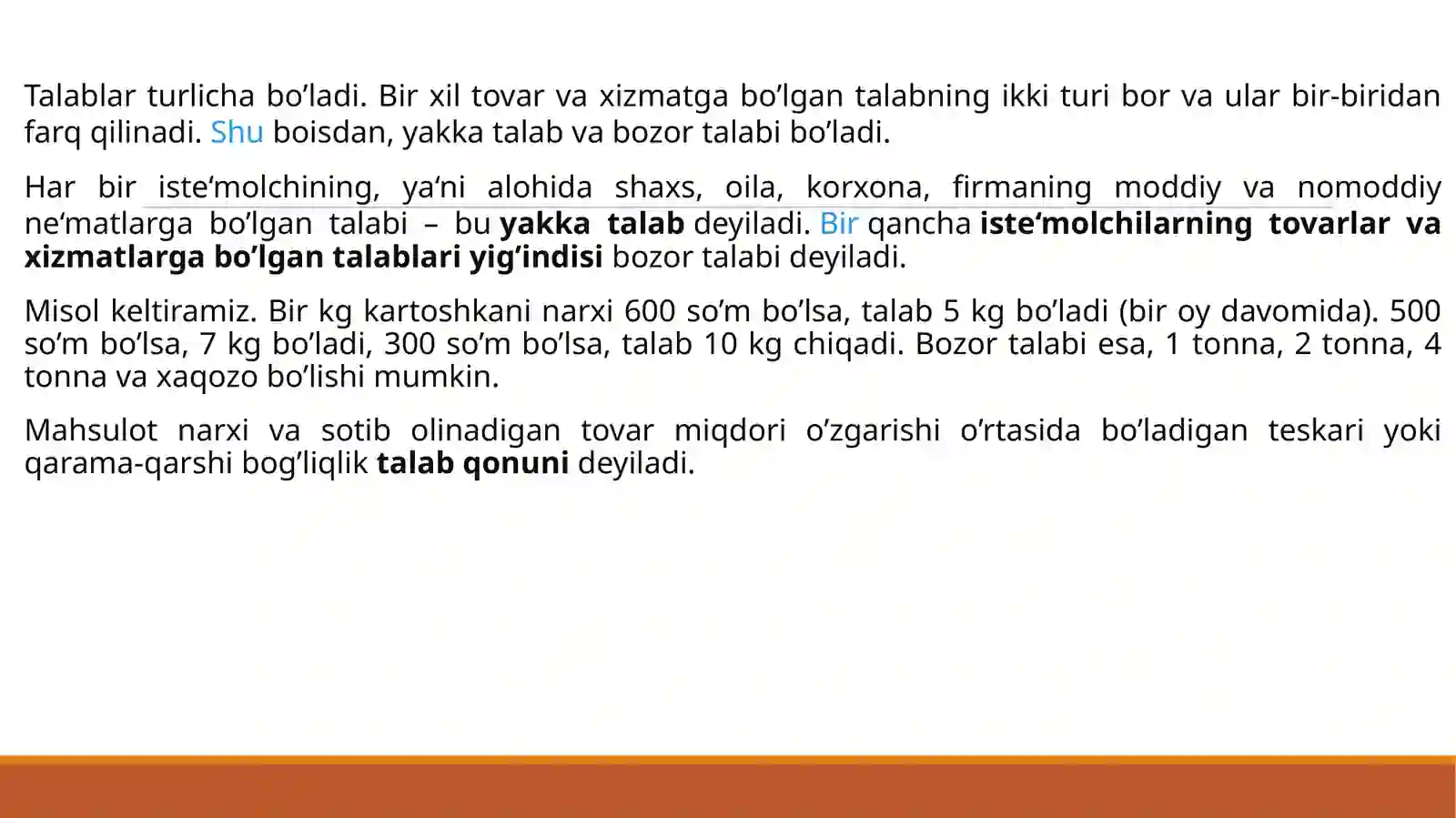Talab va uning egiluvchanligi 4