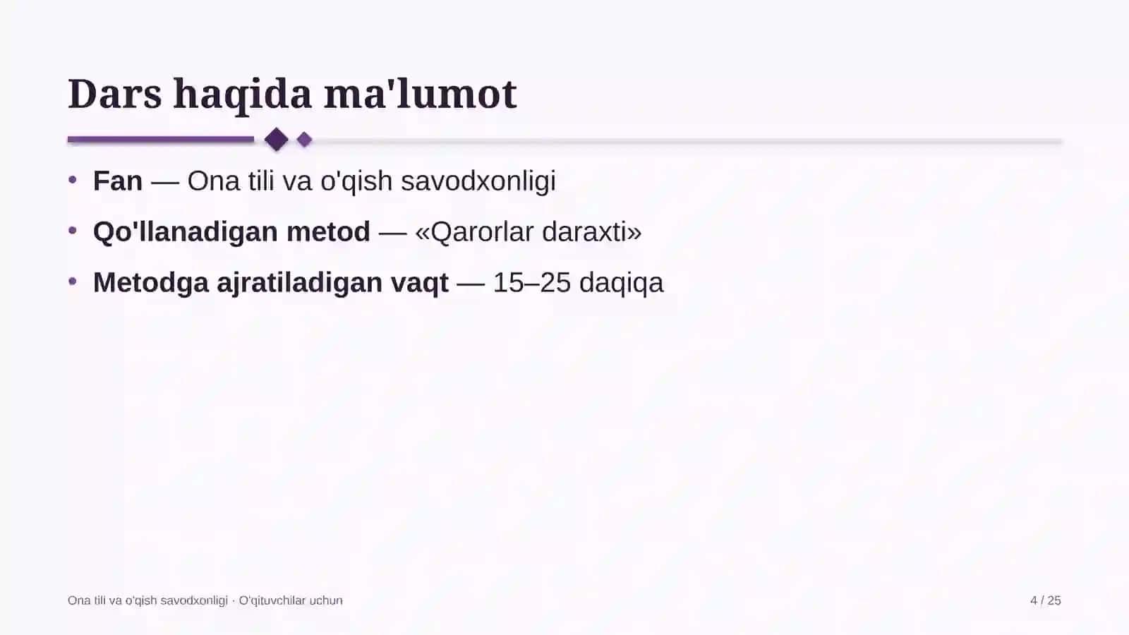 ona tili va o'qish savodxonligi darslarida qarorlar daraxti metodidan foydalanish 1027 4