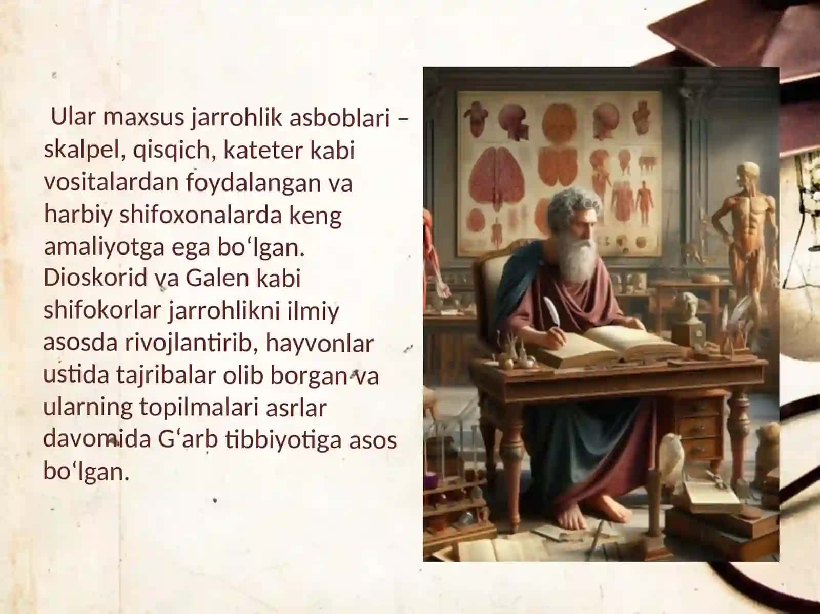 Qadimgi Gretsiya va Rimda jarroxlik usullari 4