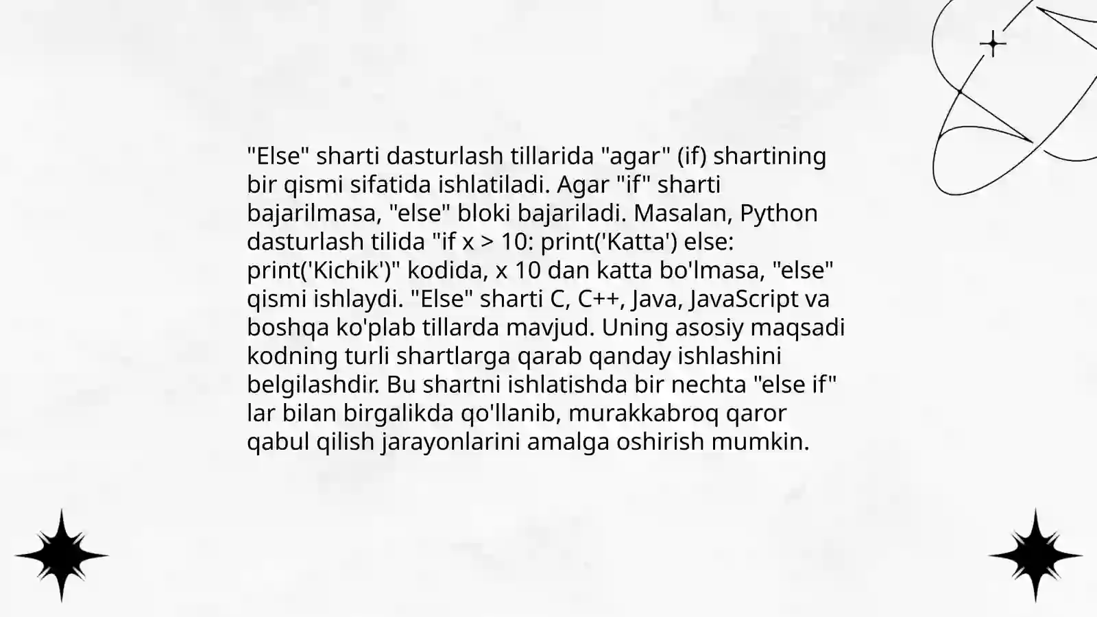 Python dasturlash tilida tarmoqlanuvchi va takrorlanuvch jarayonlar 4
