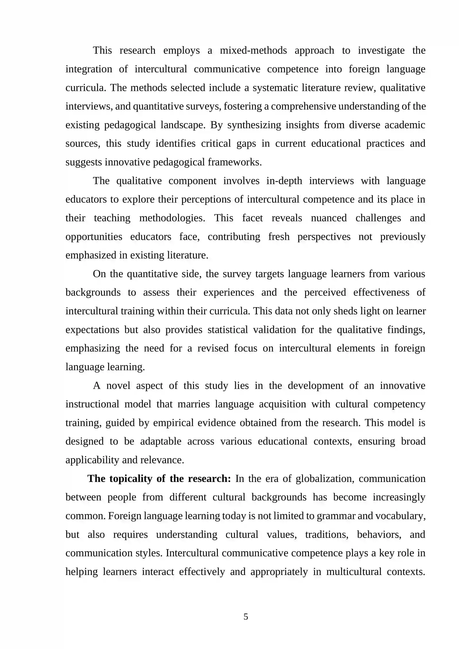 INTEGRATING INTERCULTURAL COMMUNICATIVE COMPETENCE INTO THE FOREIGN LANGUAGE CURRICULUM 4