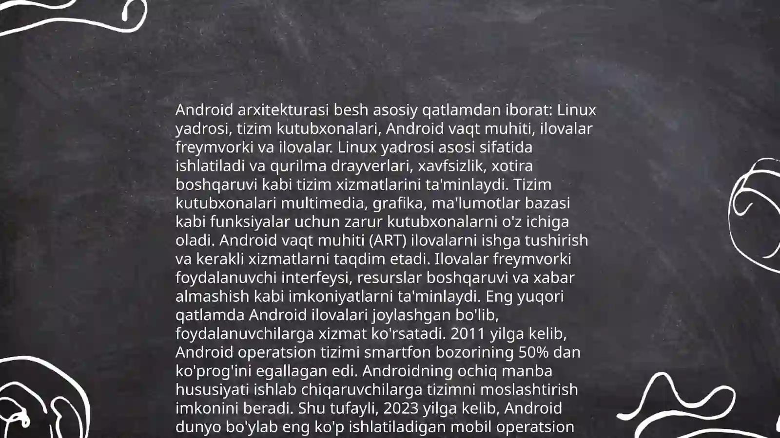 Android mobil operatsion tizimi 4