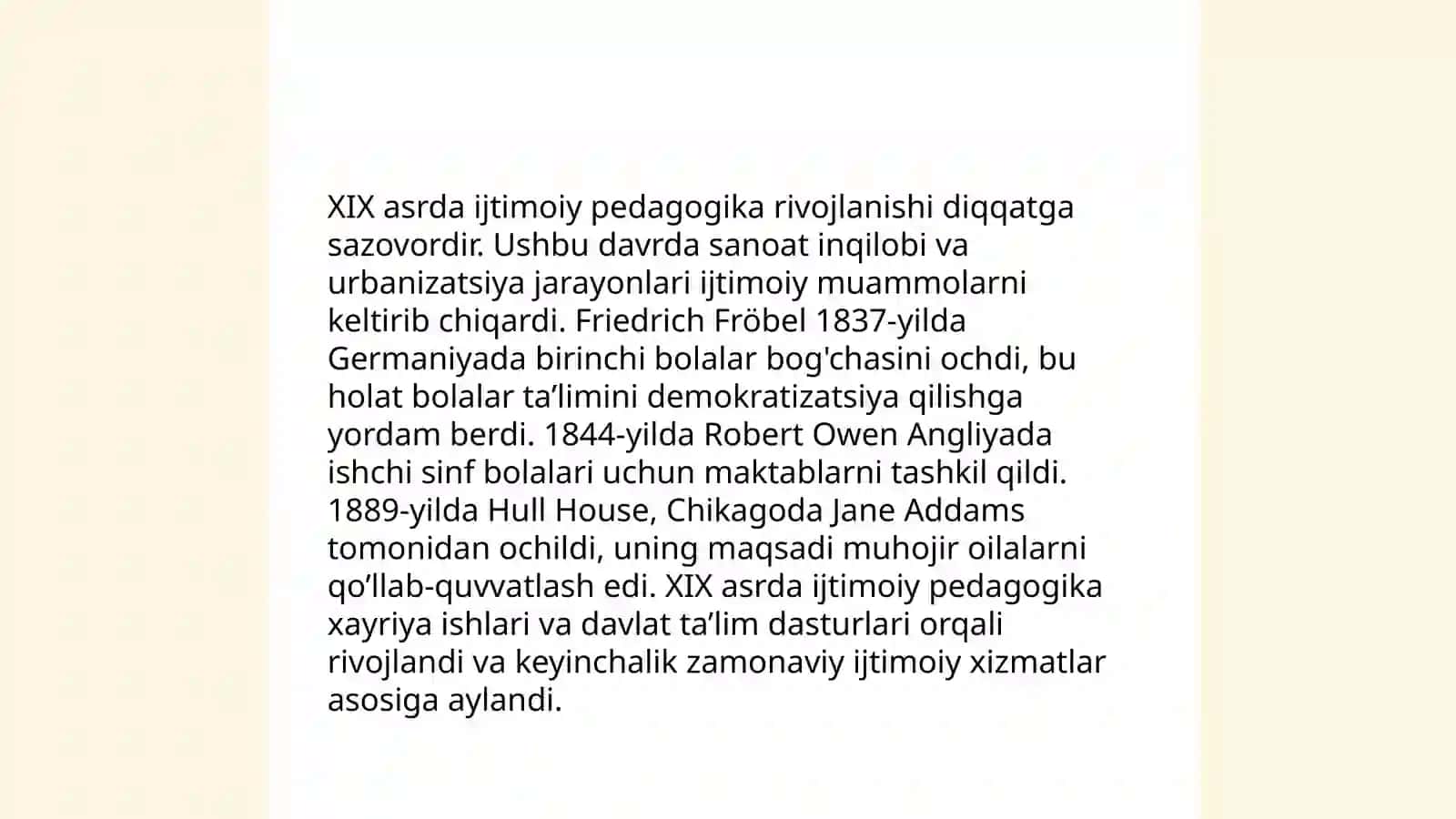 Xorijda ijtimoiy pedagogikaning rivojlanish tarixi 4