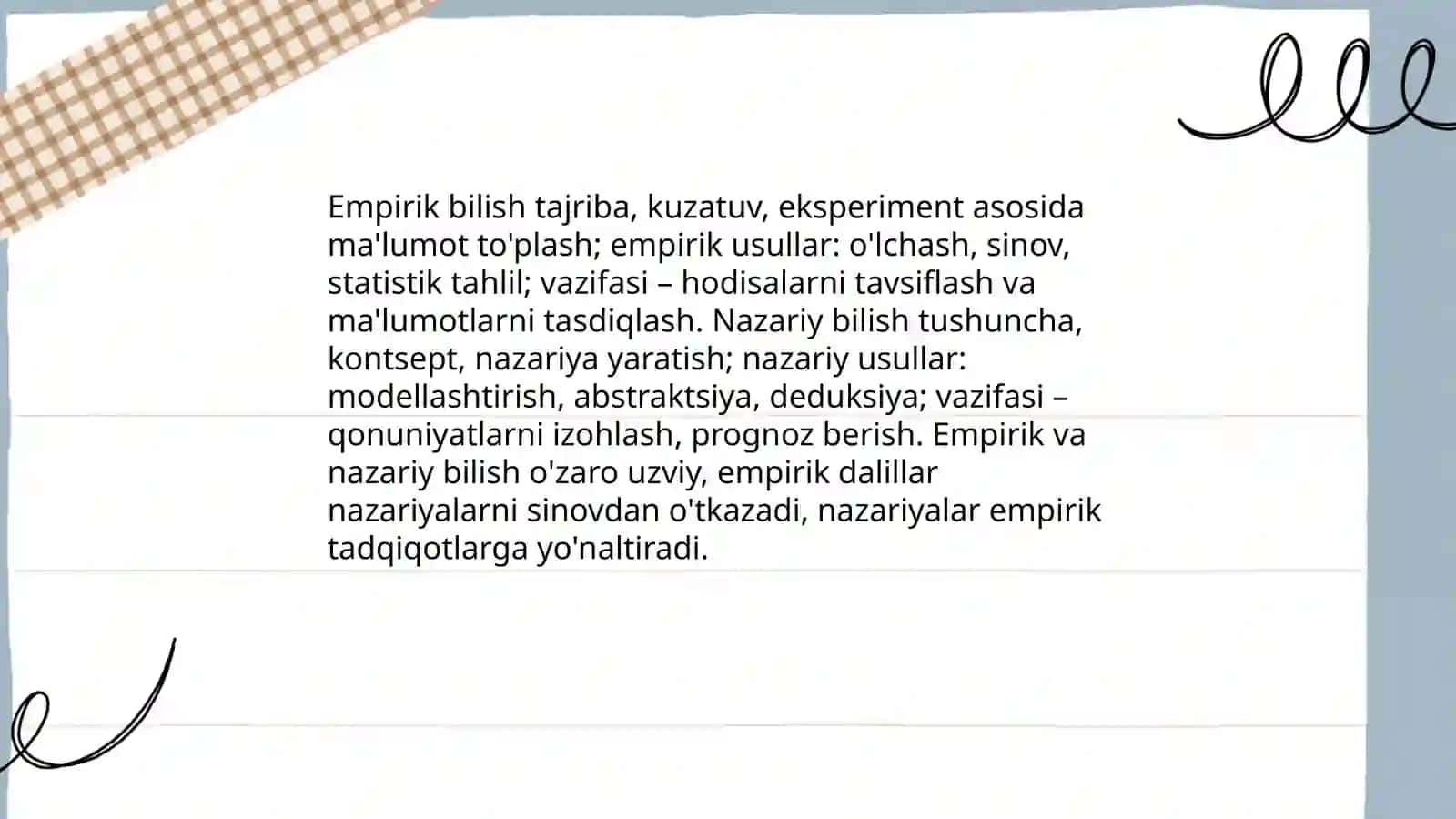 Ilmiy bilish shakllari 4