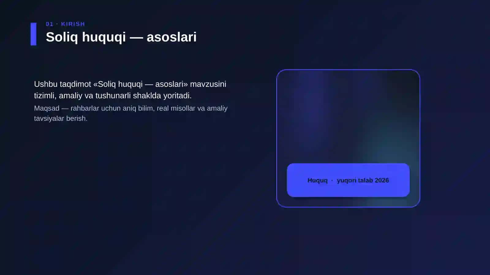 Soliq huquqi — asoslari 4