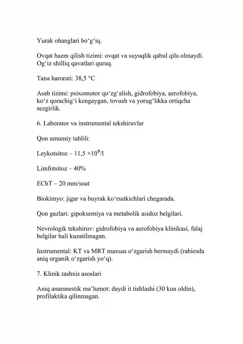 Quturish kasallik tarixi 4
