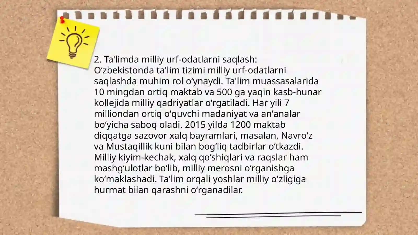 Milliy qadriyatlarning ta'lim jarayonida o'rni va ahamiyati 4