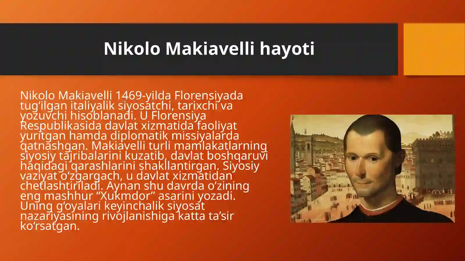 Makiavellining Xukmdor  asari 4