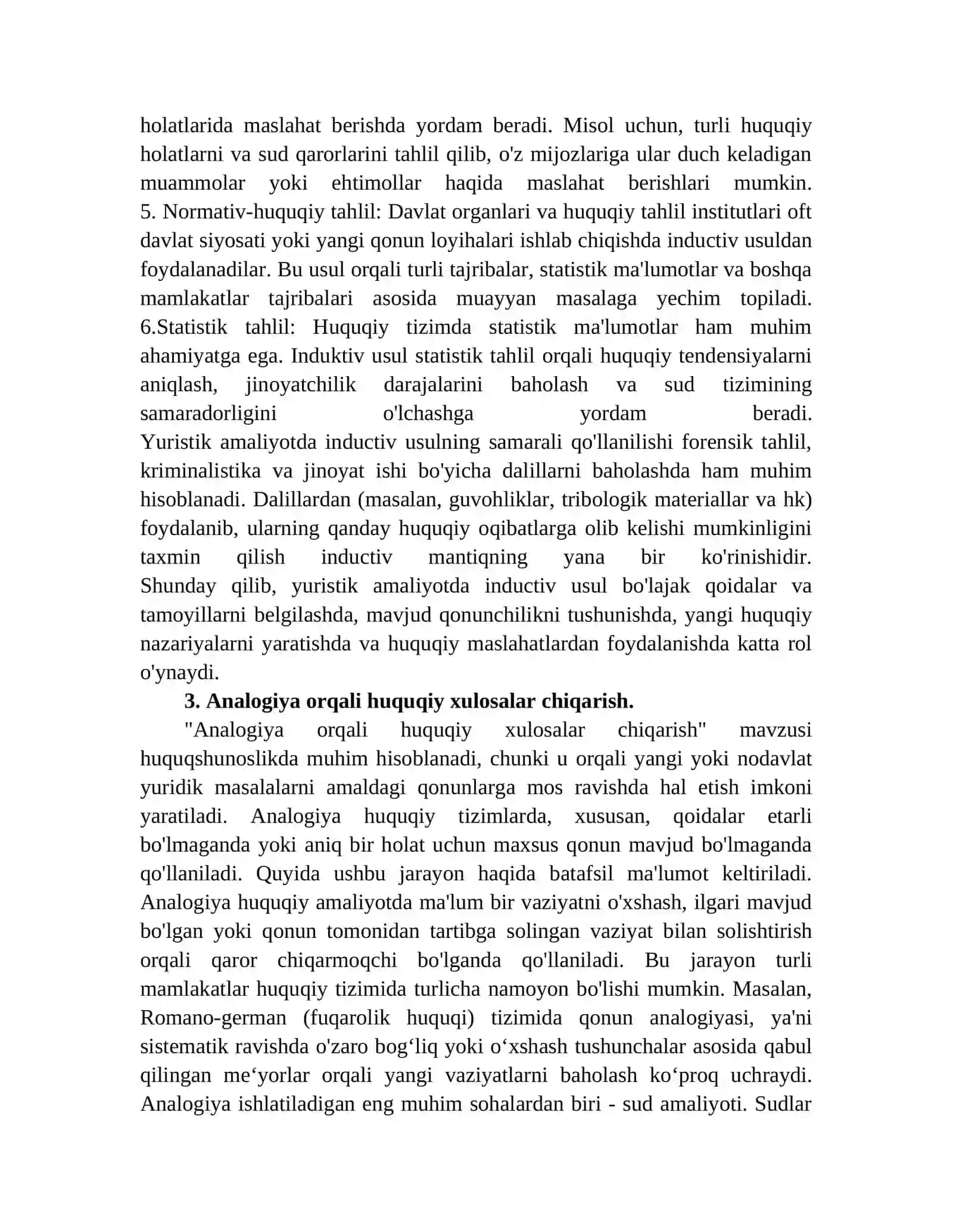 Deduktiv xulosalar huquqiy tahlilda 4