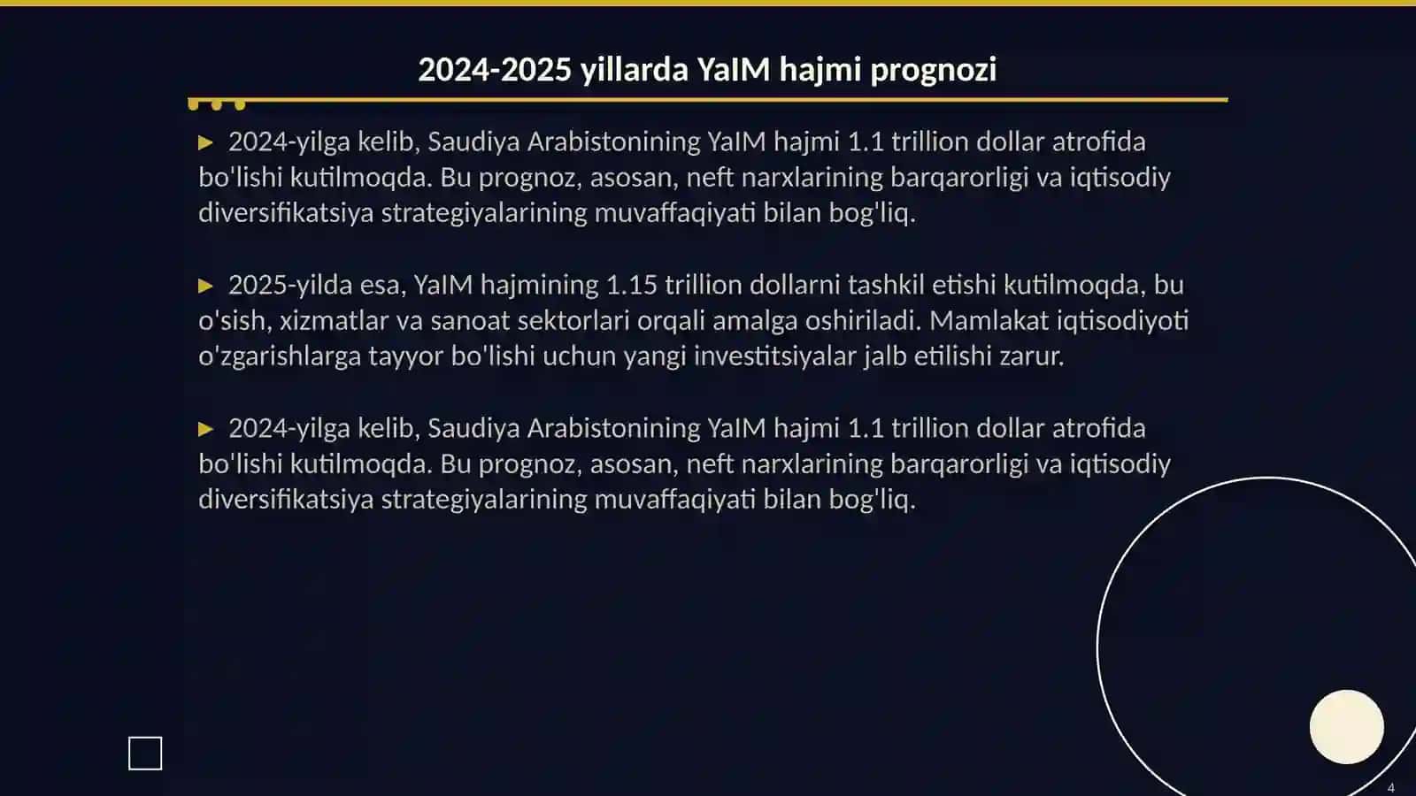 Saudiya Arabistoni iqtisodiyoti 2024-2025 4
