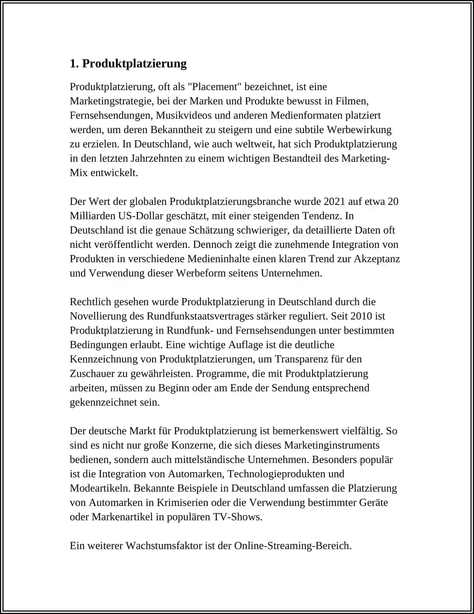 Produktplatzierung 4
