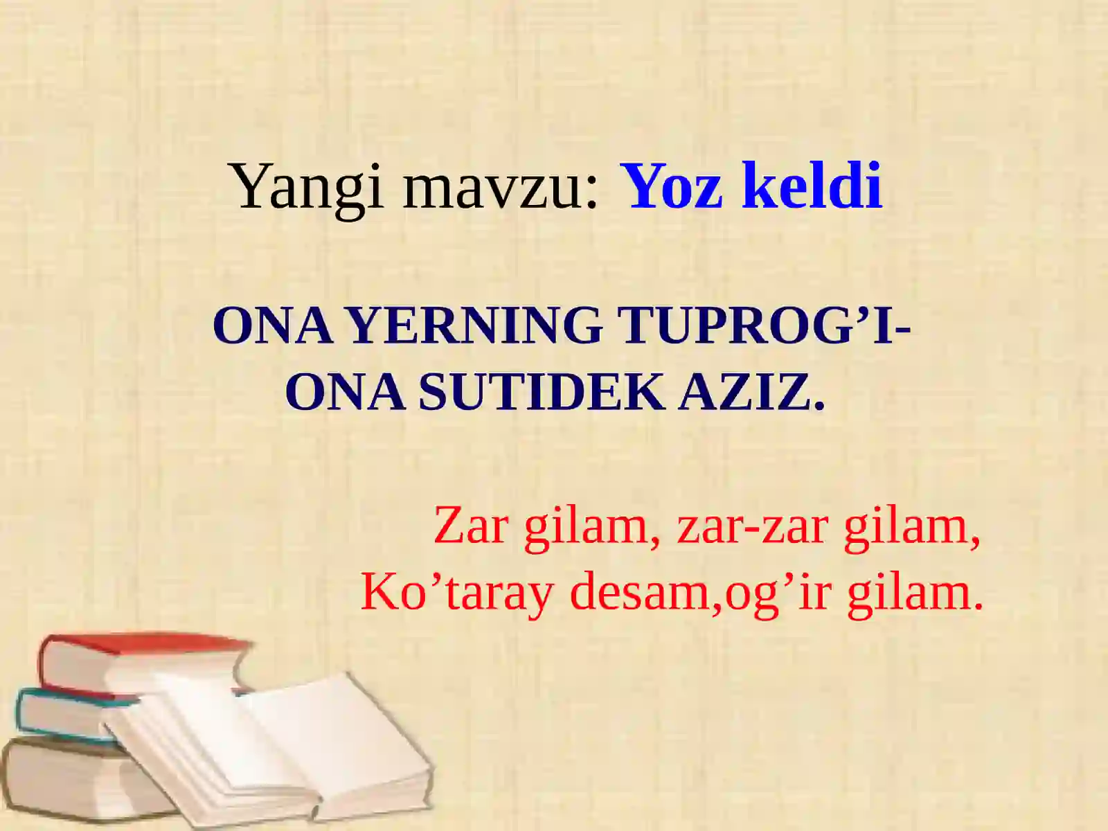 YOZ KELDI 4