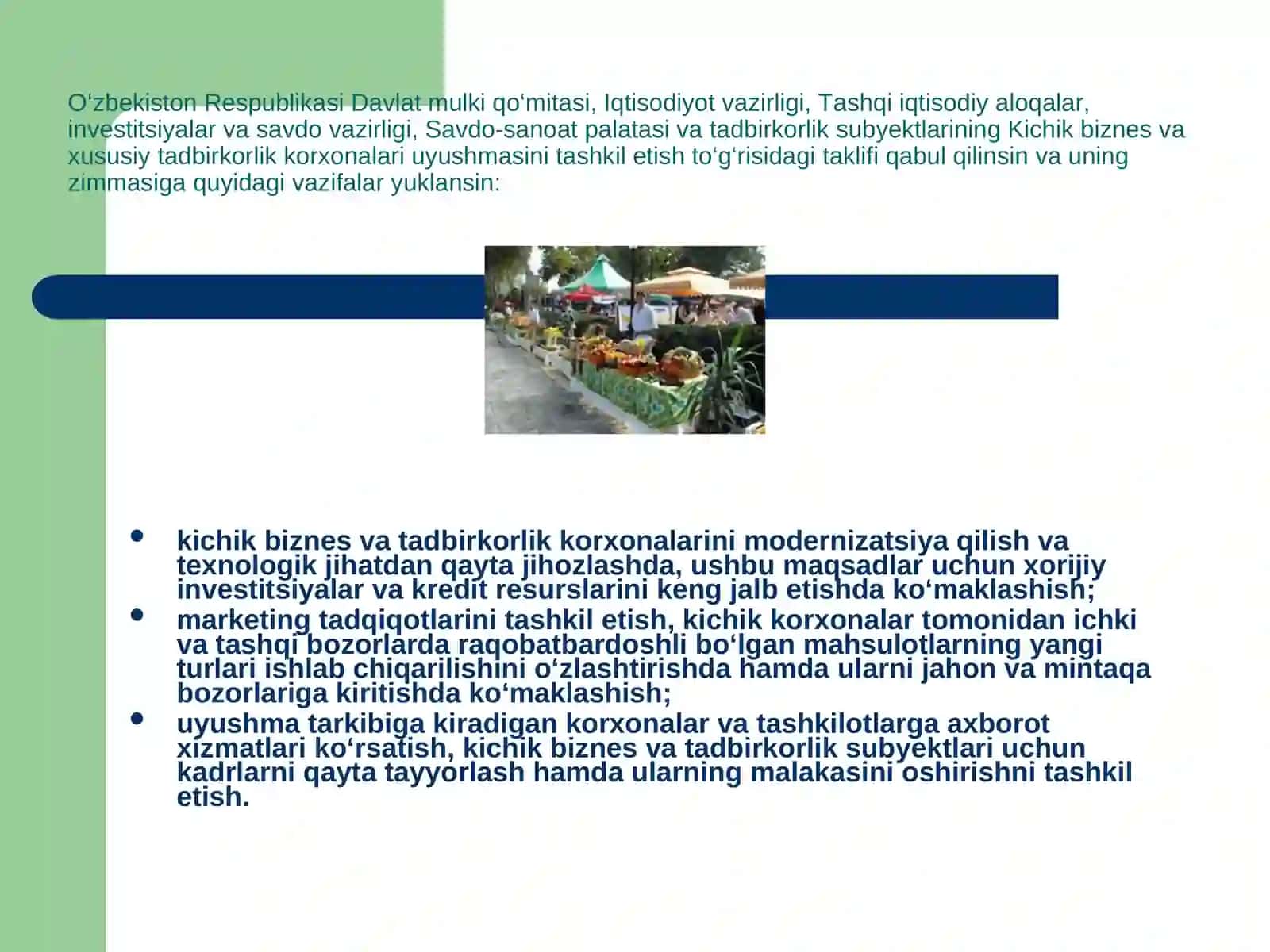 Monopolistik faoliyatni cheklash bo`yiha davlatning chora tadbirlari 4
