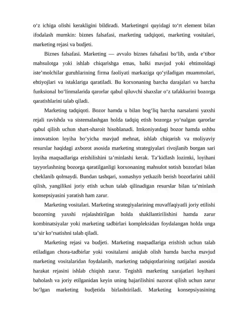 Zamonaviy innavatsion strategiyalar va innavatsiyalar marketingi 4
