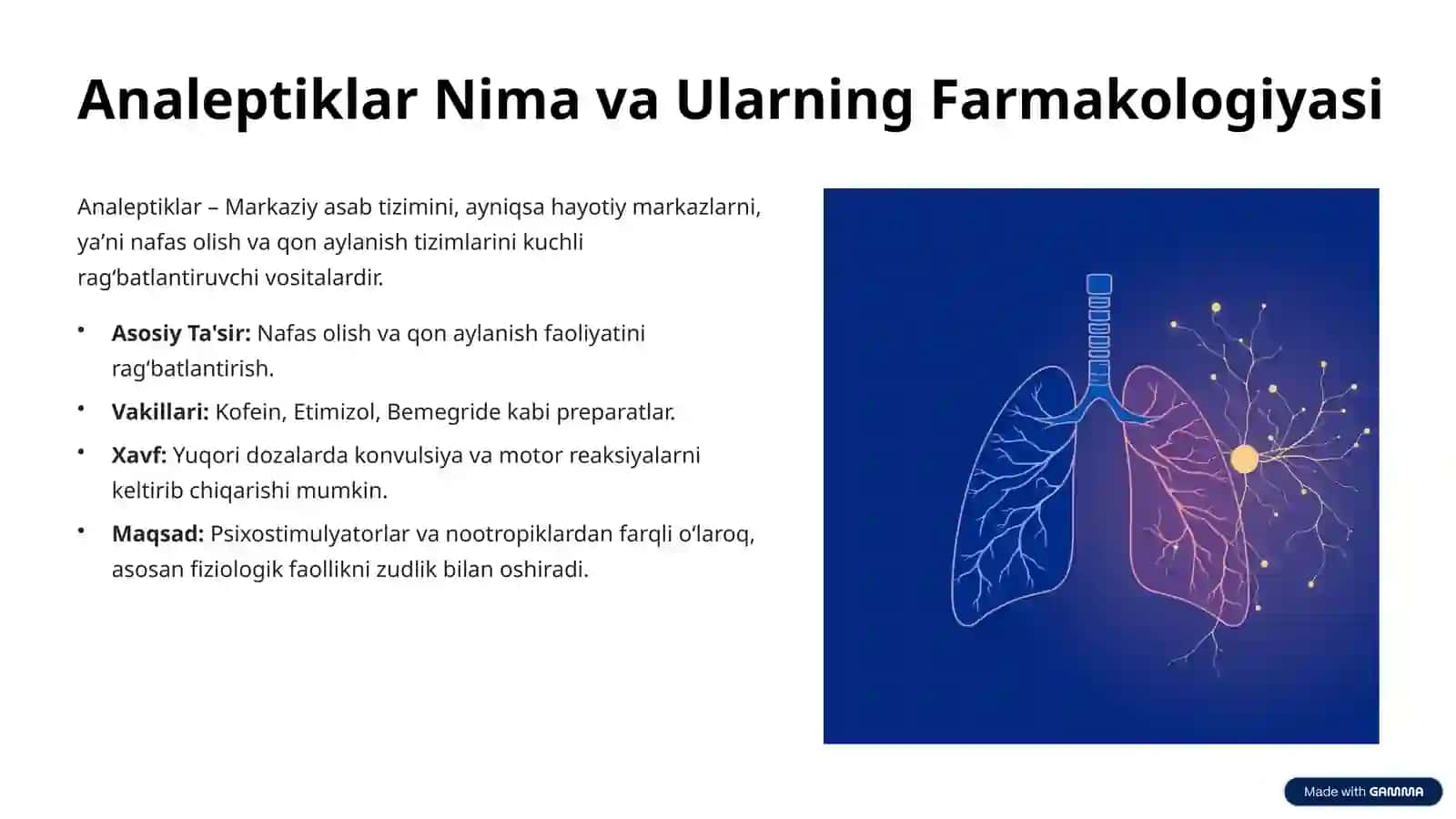 Nootrop vositalar va Analeptiklar: Zamonaviy Farmakologiya 4