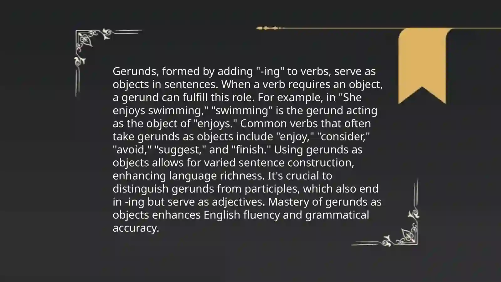 Using verbs with -ing and infinitive 4