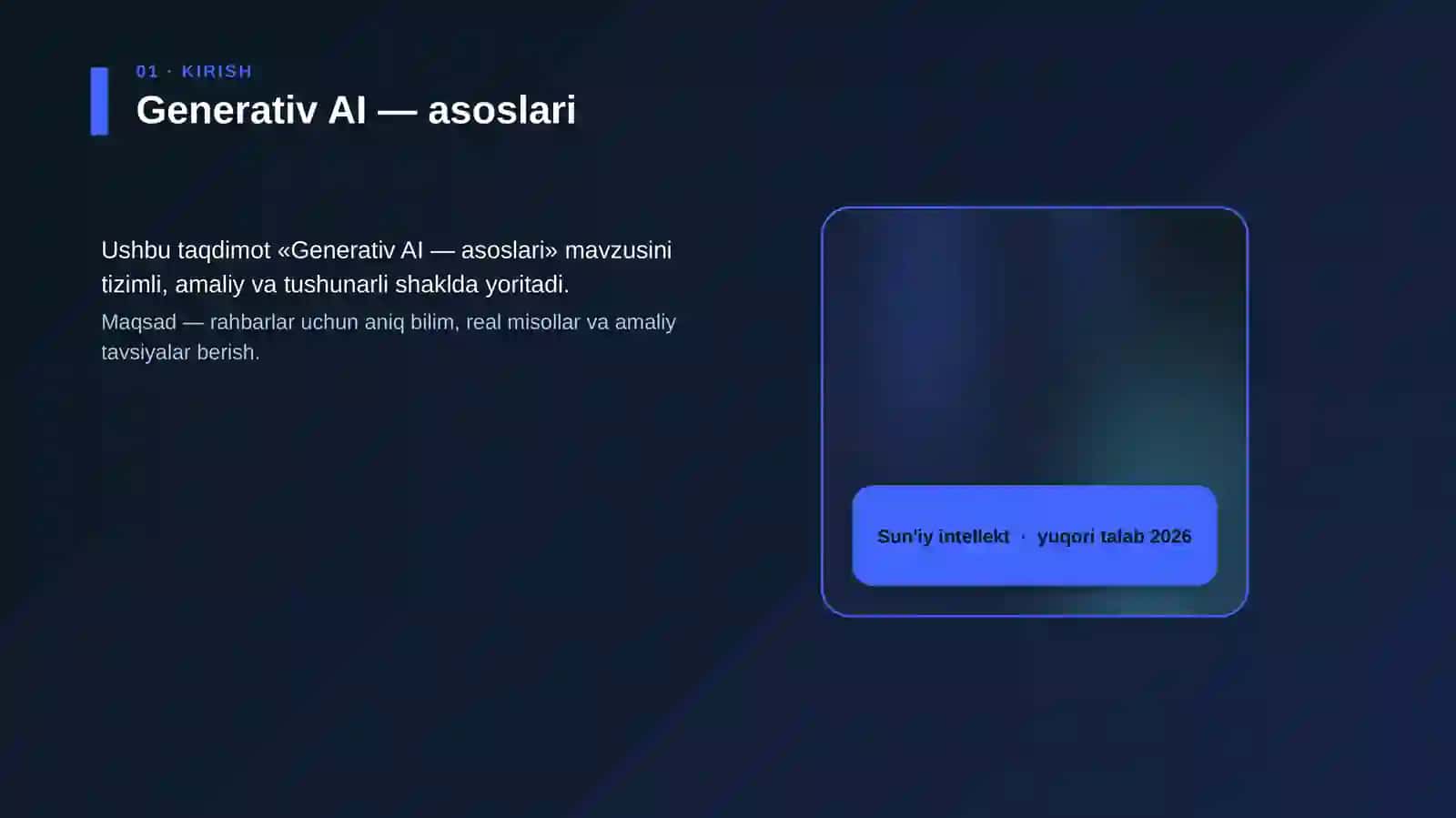 Generativ AI — asoslari 4