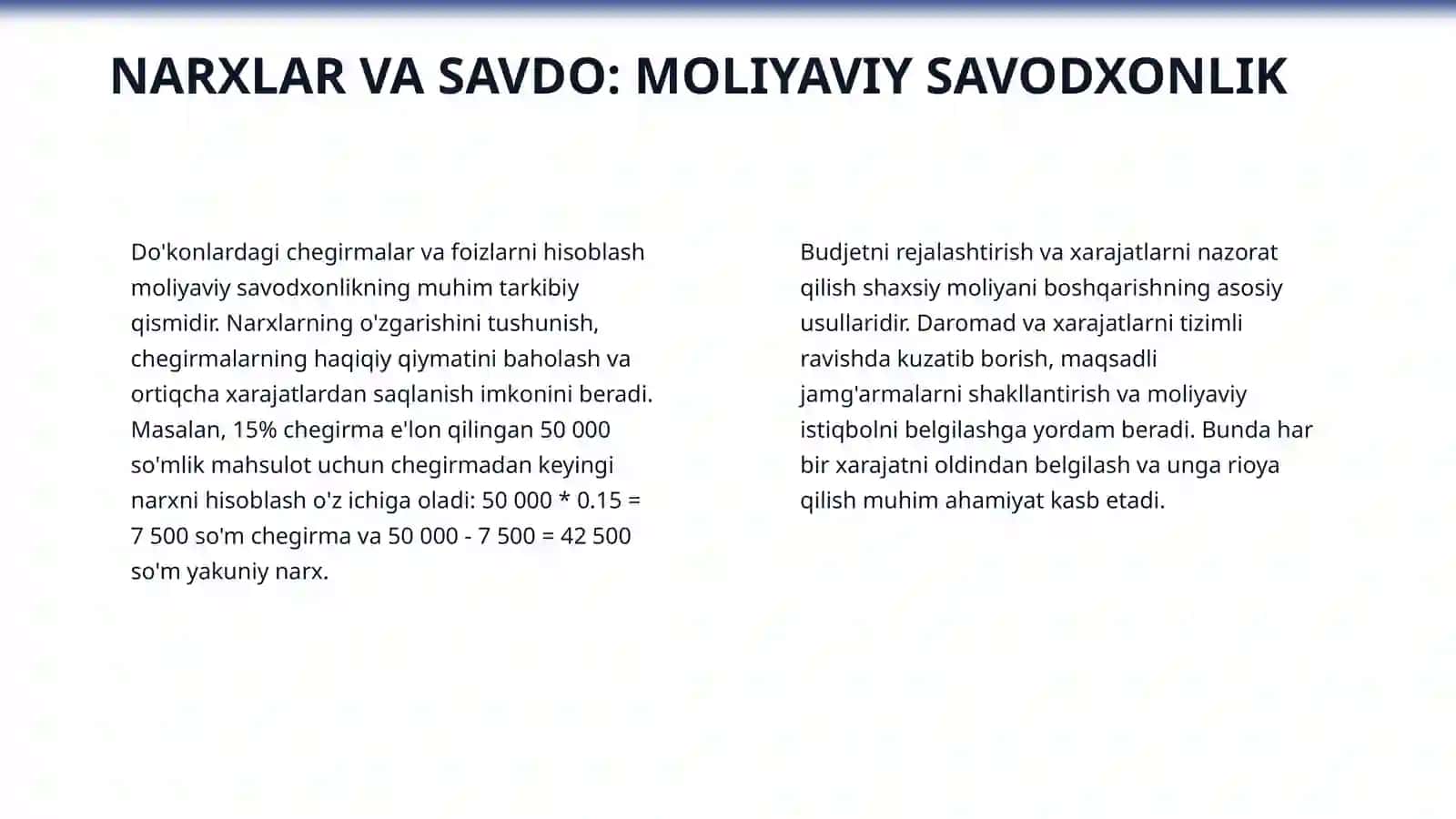 Matematikaning kundalik hayotdagi urni 4