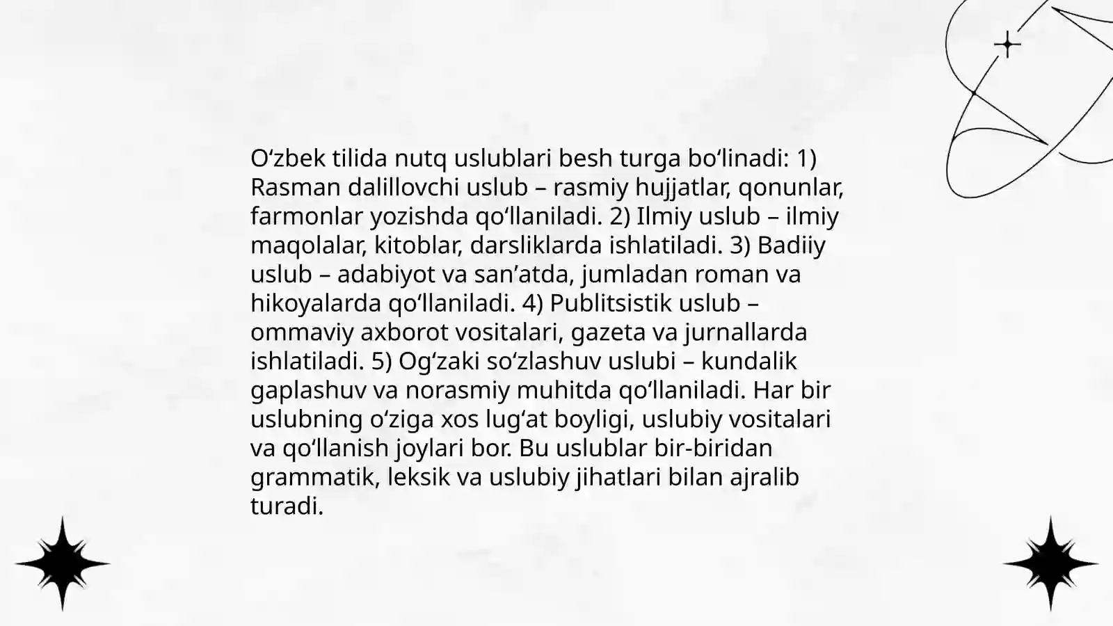 Nutq uslublari Annotatsiya 4
