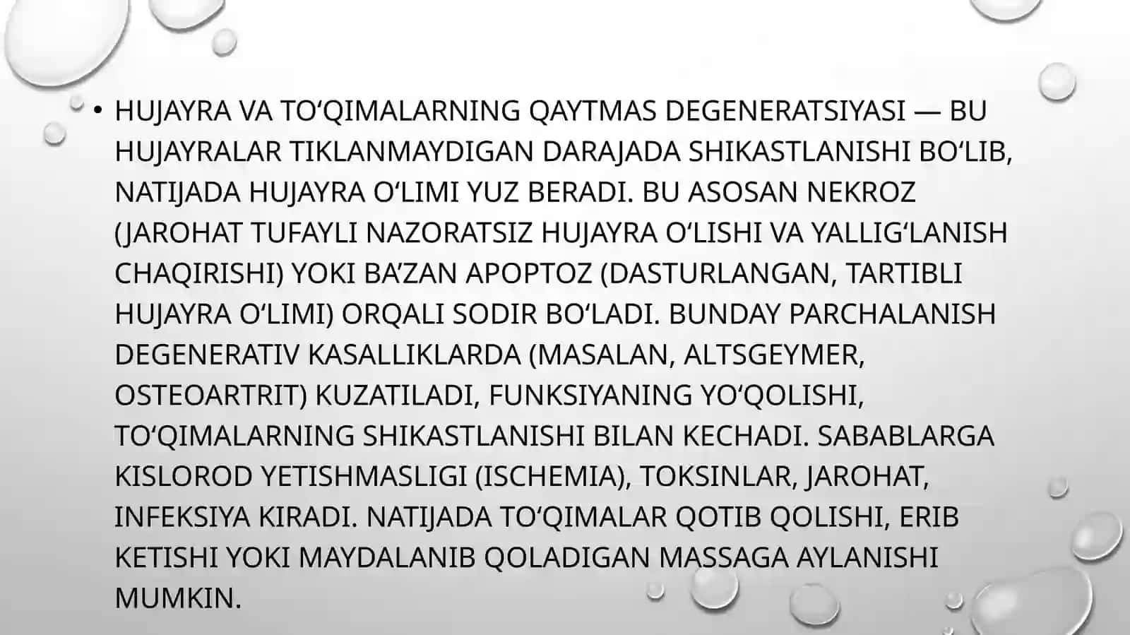 O’lim haqida tushunchalar 4