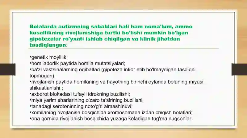 AUTIZIM BOLALAR 4