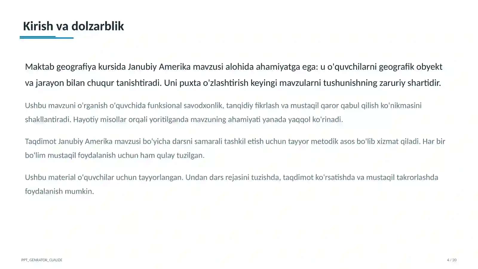 Janubiy Amerika (7-sinf) 4