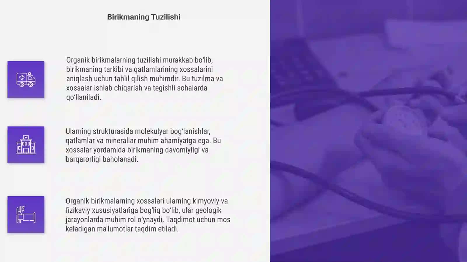 Organik birikmalarning tuzilishi va xossalari 4