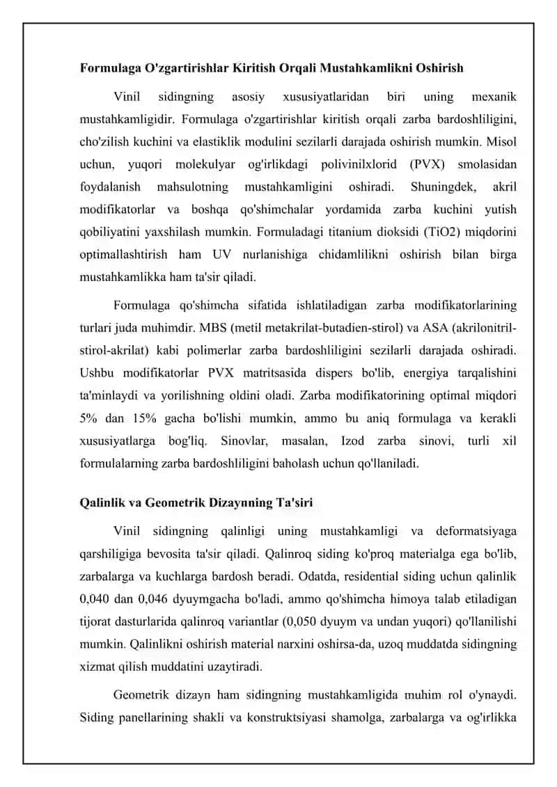 Vinil sayding buyumlari hossalarini yaxshilash usullari 4