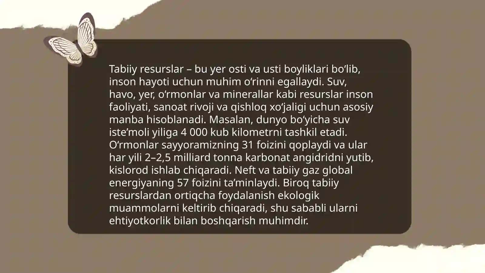 Tashqi muhit va inson. Ularning o'zaro munosabati 4