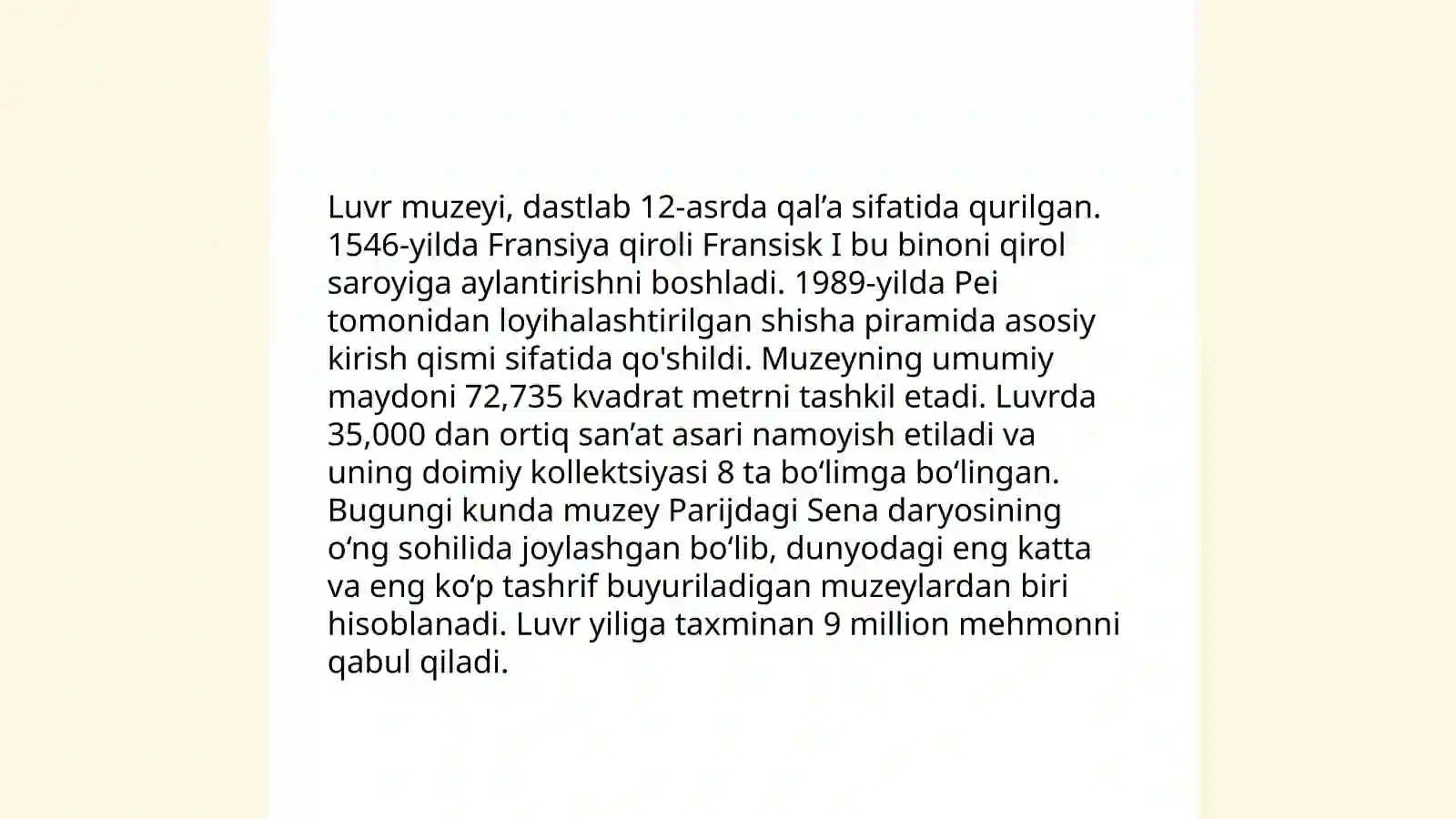 Luvr muzeyi haqida 4