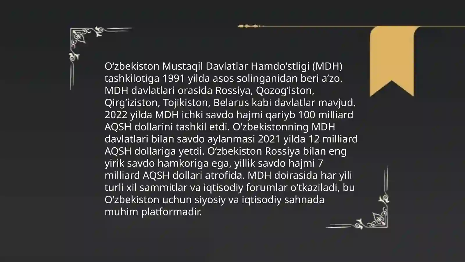 Oʻzbekiston va jahon hamjamiyati 4