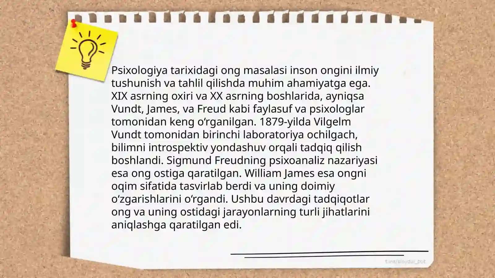 Eksperimental psixologiya shakllanishiga qadar psixologiyaning ong haqidagi fan sifatida rivojlanishi 4