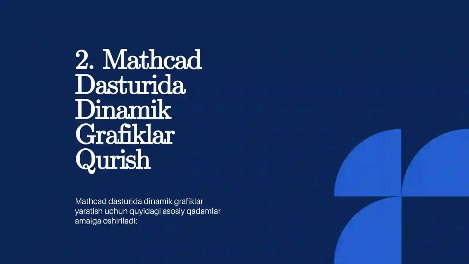 MathcadDasturidaDinamikGrafika 4
