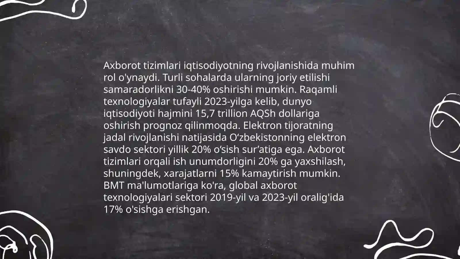 Iqtisodiyota axborot-kammunikatsion texnologiyalar va tizmlar faniga kirish 4