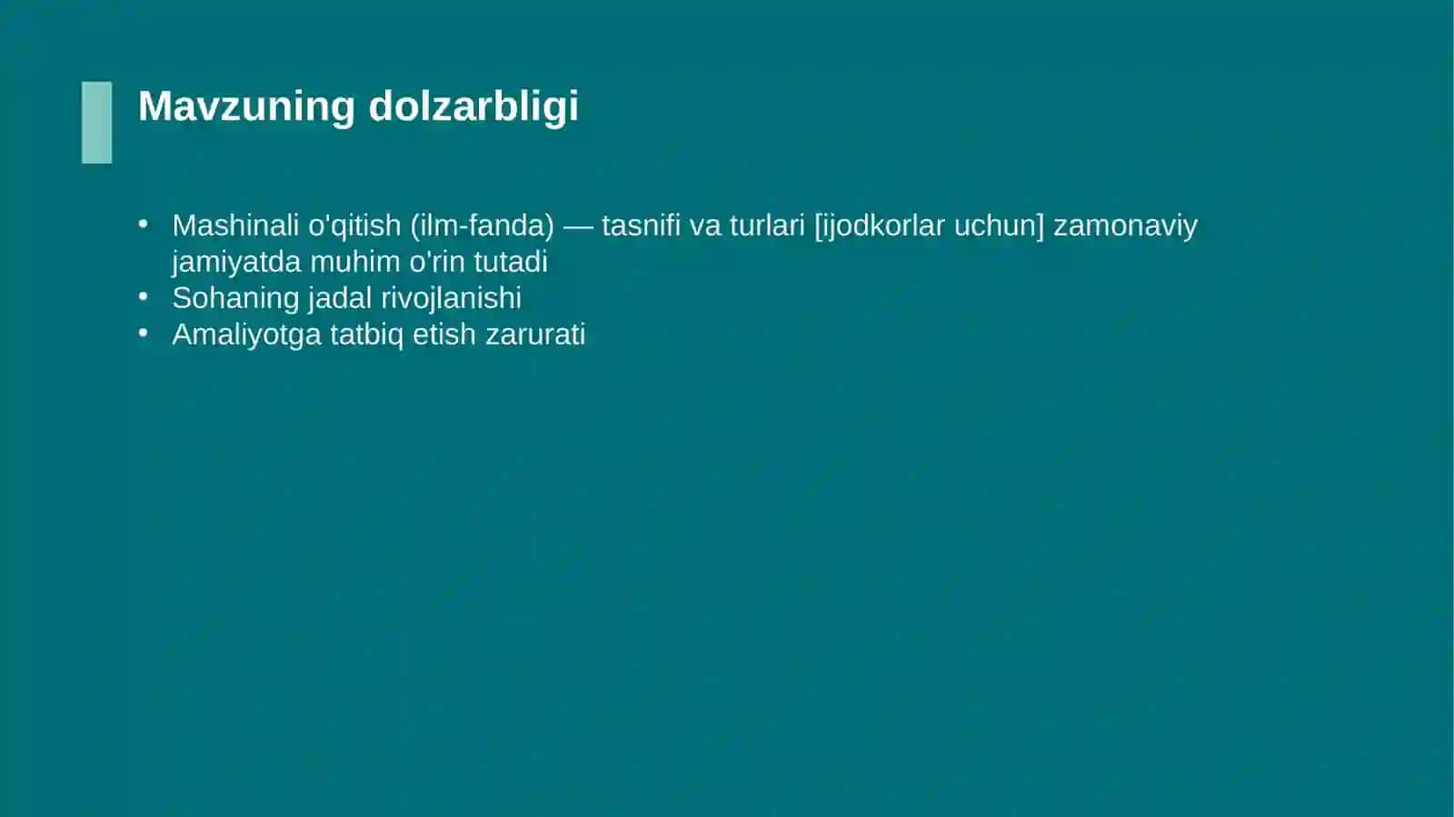 Mashinali o'qitish (ilm-fanda) — tasnifi va turlari [ijodkorlar uchun] 4