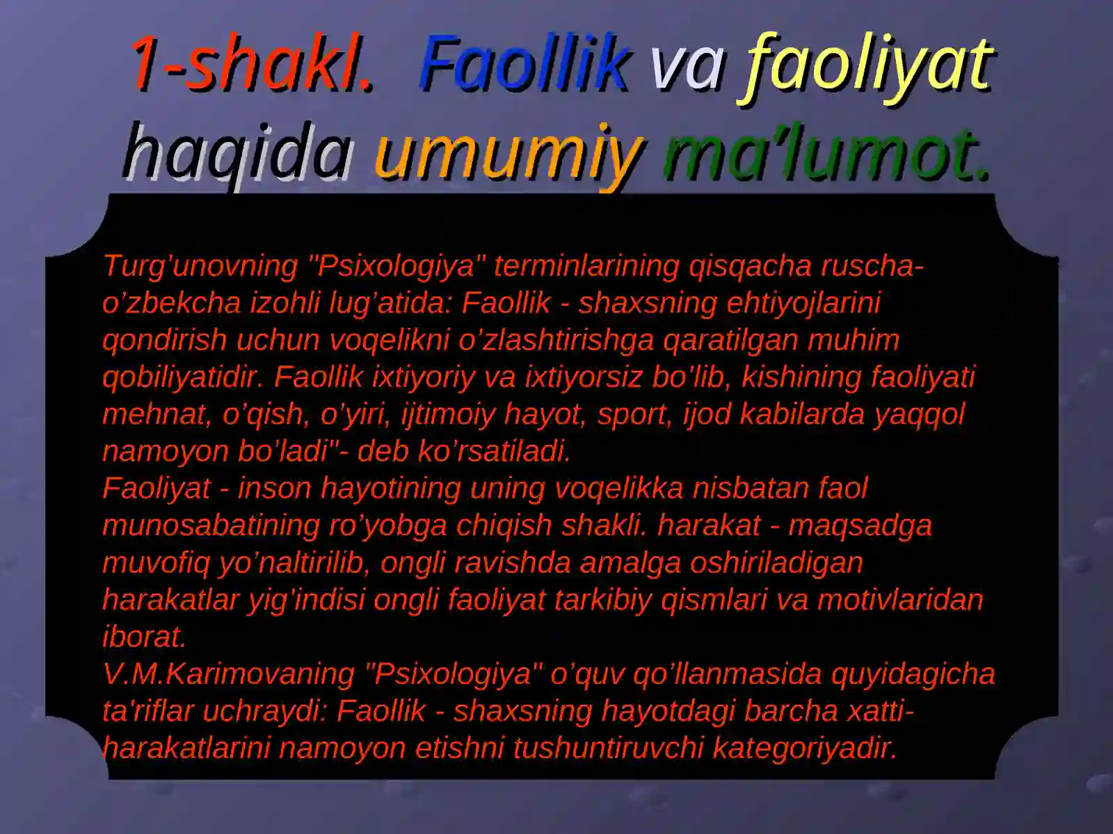 Faoliyat 4