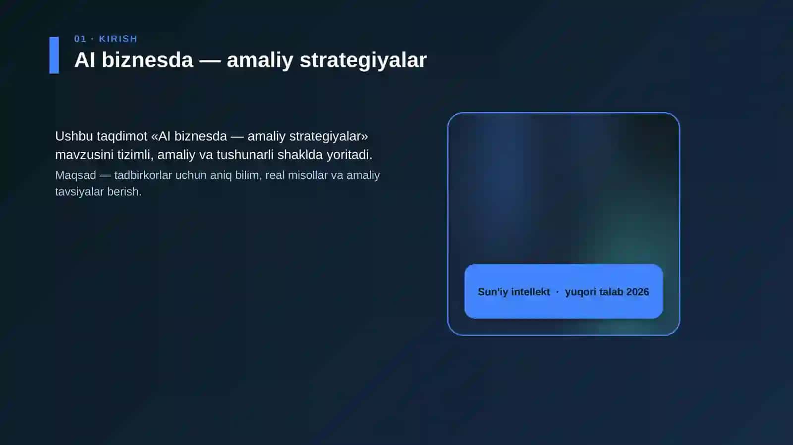 AI biznesda — amaliy strategiyalar 4