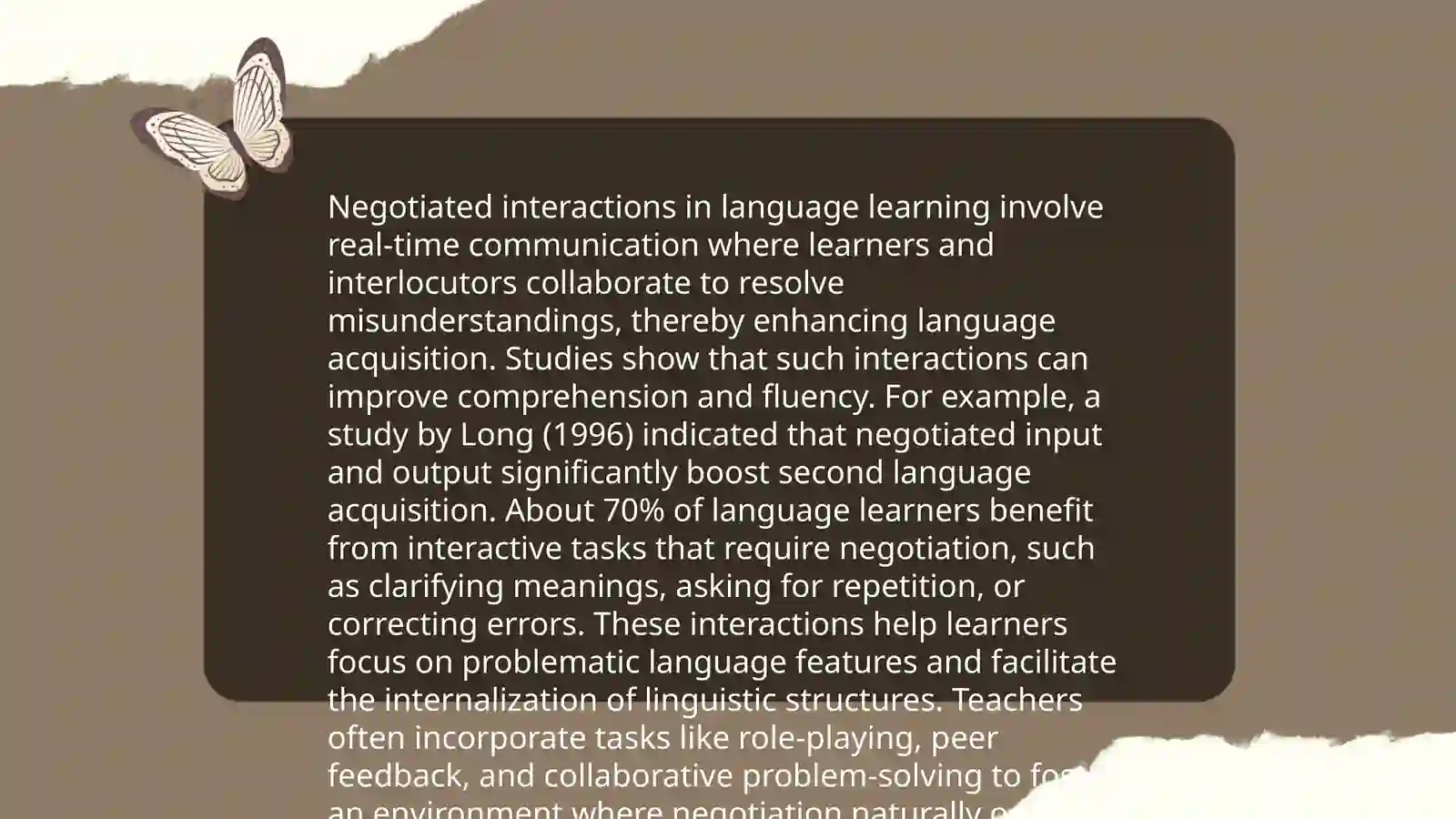 Experimental and negotiated language learning 4