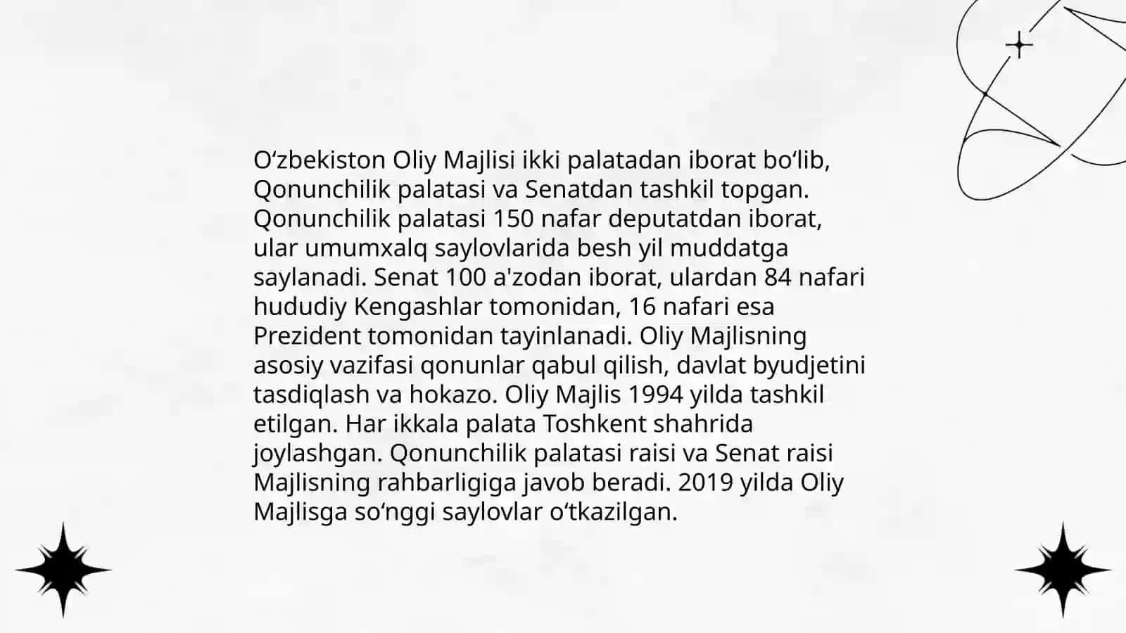 Mustaqil ozbekistonda hokimyat bolinishi 4