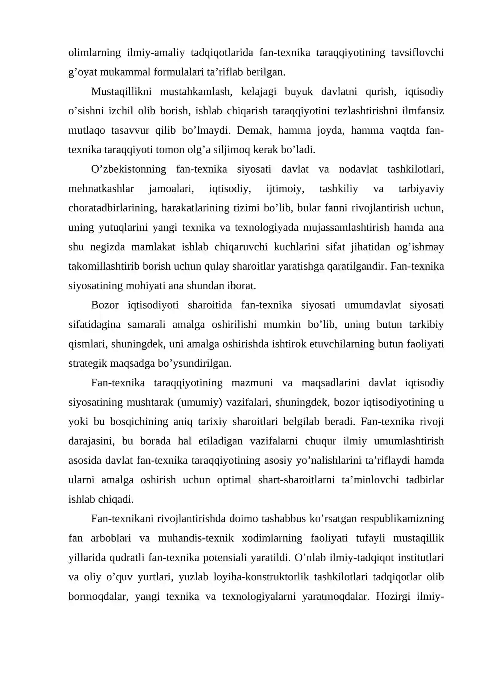 Sanoatda fan-texnika taraqqiyoti va innovatsion 4