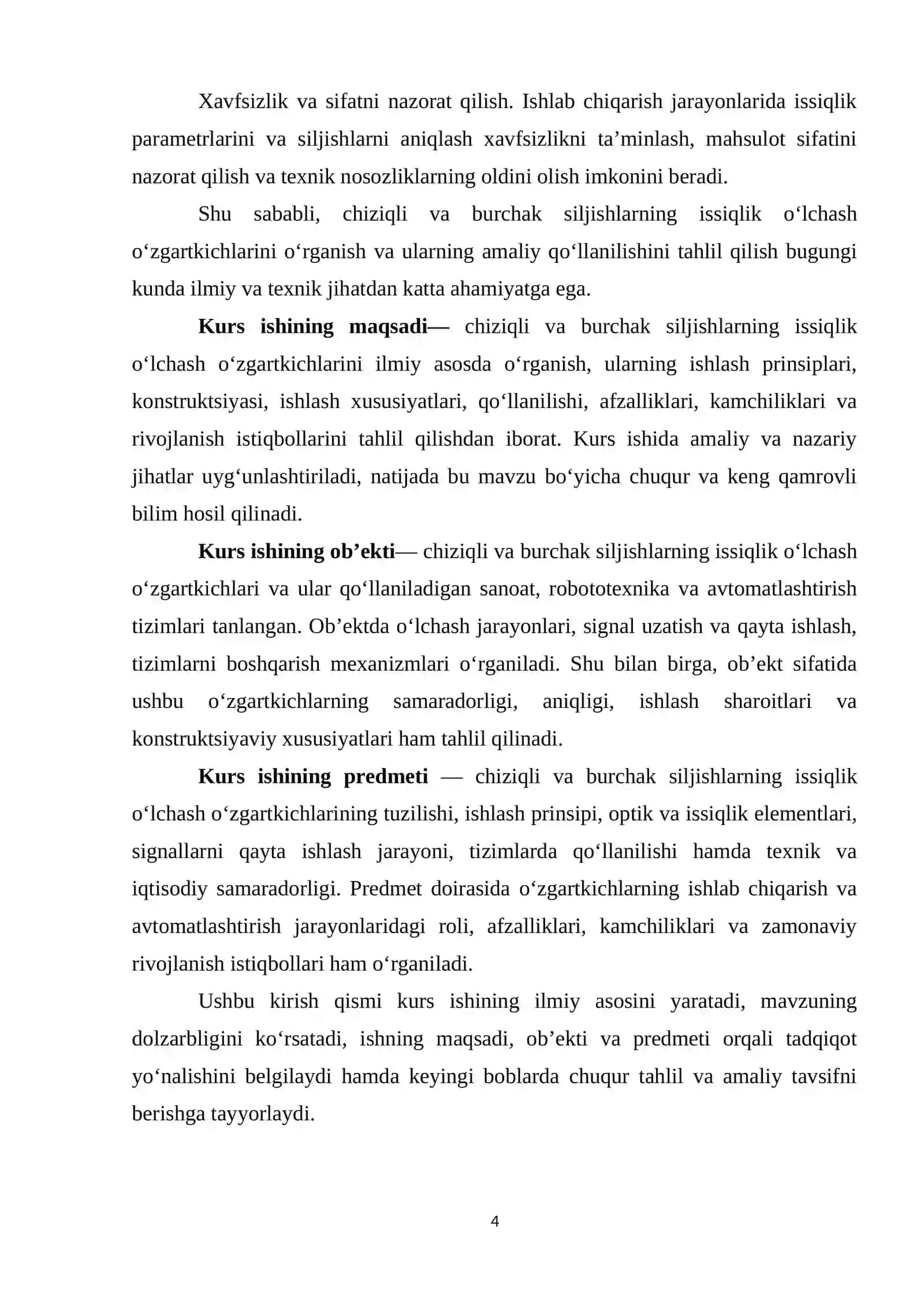 Issiqlik usullari va asboblari. Chiziqli va burchak siljishlarining issiqlik o’lchash o’zgartkichlari 4