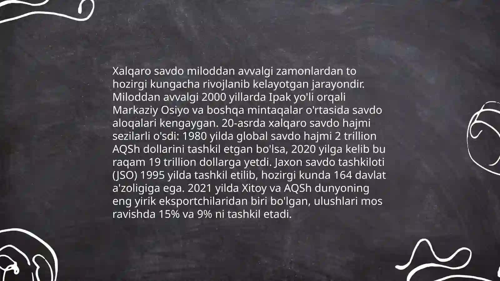 Jahon xöjaligi va uni evalutsiyasi 4