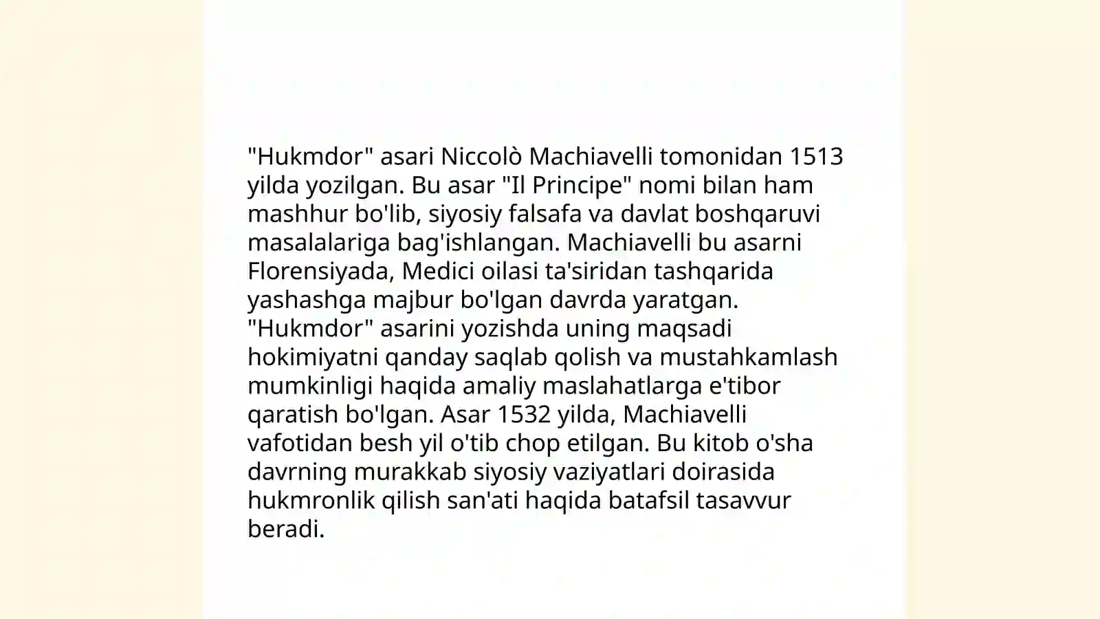Nikkolo Makiavilli 4